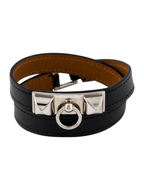 bracelet triple tour hermes|Hermes leather wrap around bracelet.